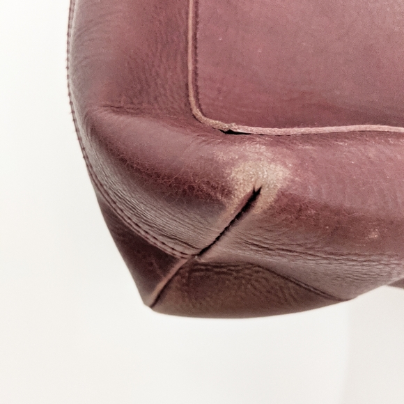 Madewell Medium Transport Leather Tote Cabernet - Picture 9 of 9